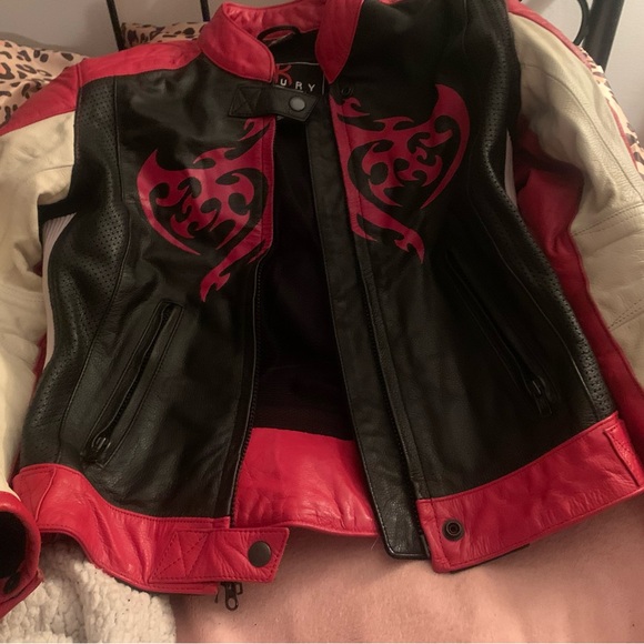 🔥  Akoury Genuine Leather Motorcycle Jacket – Vintage Biker Style 🔥 - Picture 6 of 14